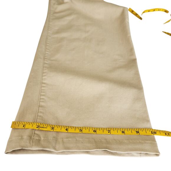 BDG Womens Mia Straight Leg Chino Pant Size 8 Khaki Sand High Rise Front Pleat - Picture 15 of 15